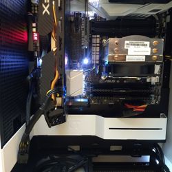 1080P High Detail Gaming PC Intel 6x Core i7 3.6/4.0 GHz CPU 32 GB Ram(Max 128 GB) 500 GB NVMe SSD ATI Radeon RX 580 8 GB GPU 700 Watt ATX Win 10 