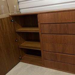 Vintage MCM Teak Highboy Dresser/Wardobe 