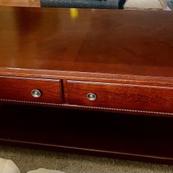 Solid, Oak, Coffee, Cable