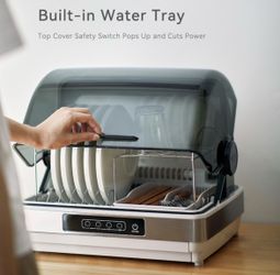 Countertop Dish Drying Cabinet with UV Sterilizer