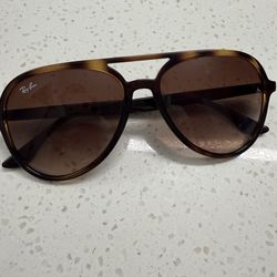 Ray-Ban Oversized Aviator Sunglasses – Tortoise Brown