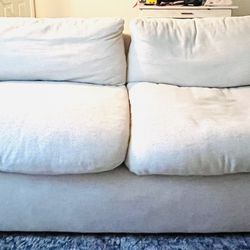 Oversized Loveseat For Sale! Ottomans Included! 