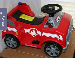 paw patrol 6v quad ride-on fire truck