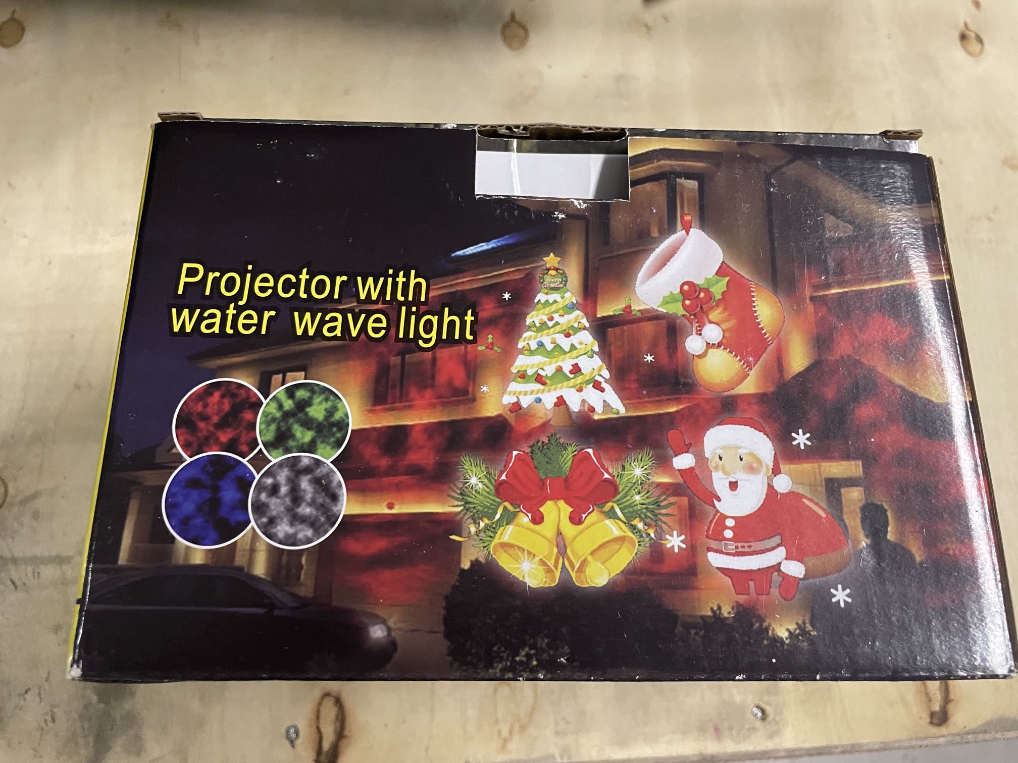 Christmas Projector with water wave light