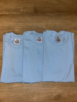 Pro Club Sky Blue 3PC Heavyweight T-Shirt XL