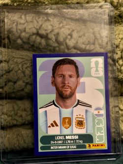 FIFA World Cup 2026 Lionel Messi with Blue outline