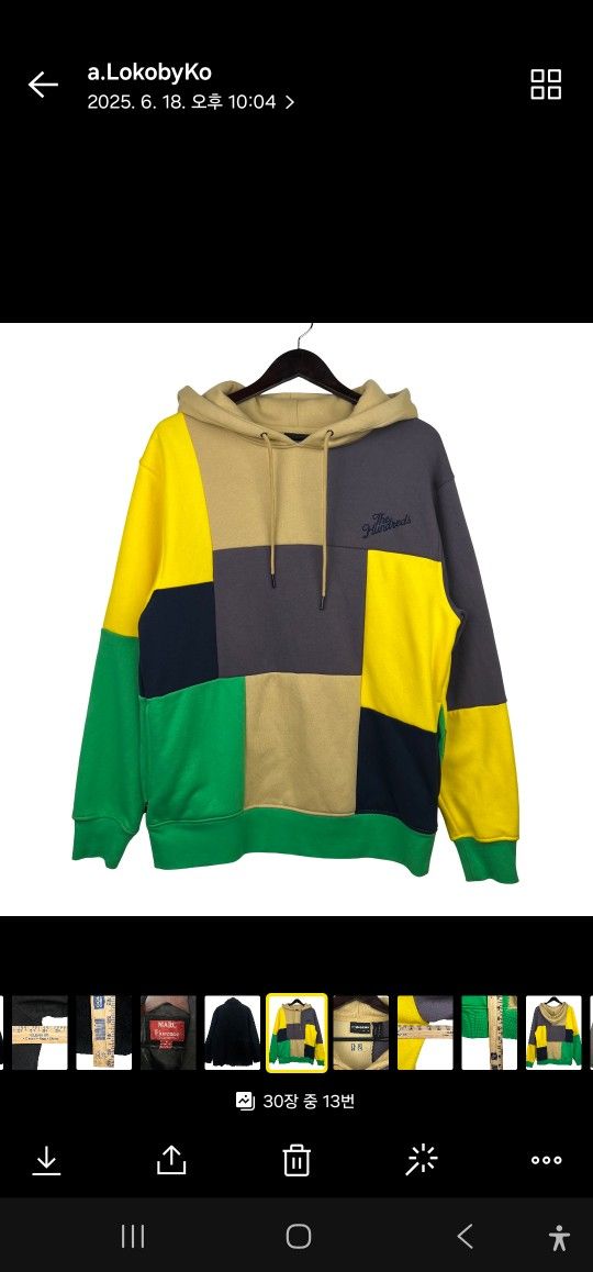 Mens THE HUNDREDS Bridgeport Pullover Hoodie Size Medium