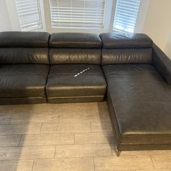 Real Leather Couch