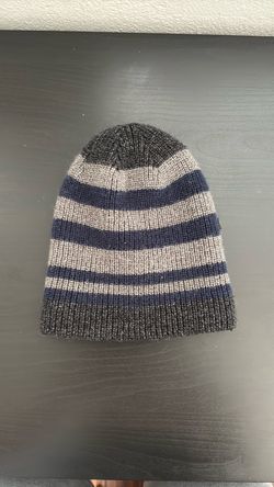 Volcom Reversible Two-Way Beanie (Solid Gray / Striped)