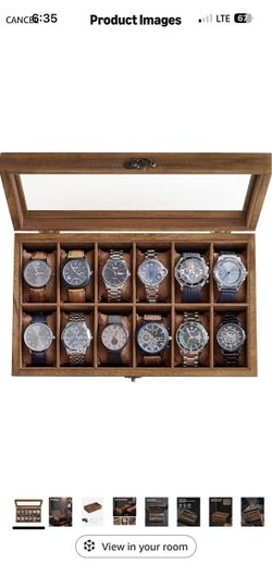 Wooden watch box