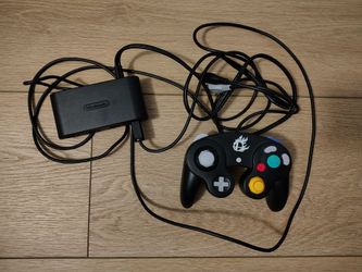 Nintendo Gamecube Super Smash Bros Edition Controller with Official Adapter