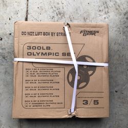 2-35lbs Olympic Style Weights. BRAND NEW IN BOX