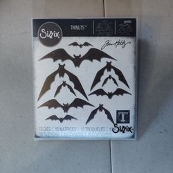 Tim Holtz Sizzix Alterations Thinlets Dies - Bat Crazy