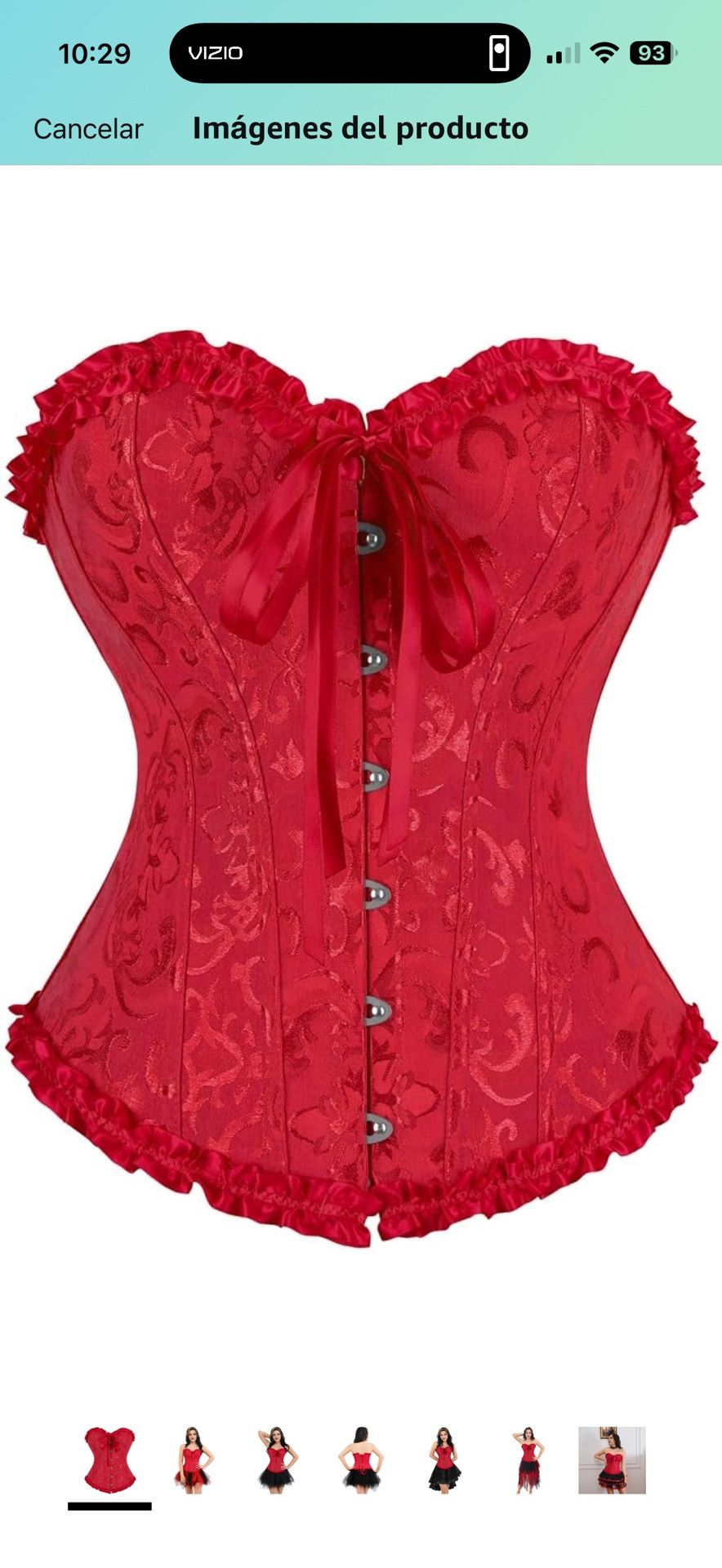 Red corset 