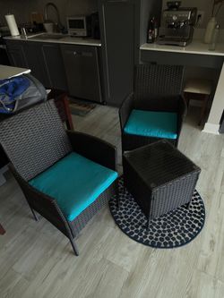 Green Patio furniture