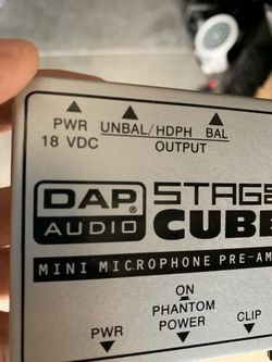 Microphone pre amp dap audio