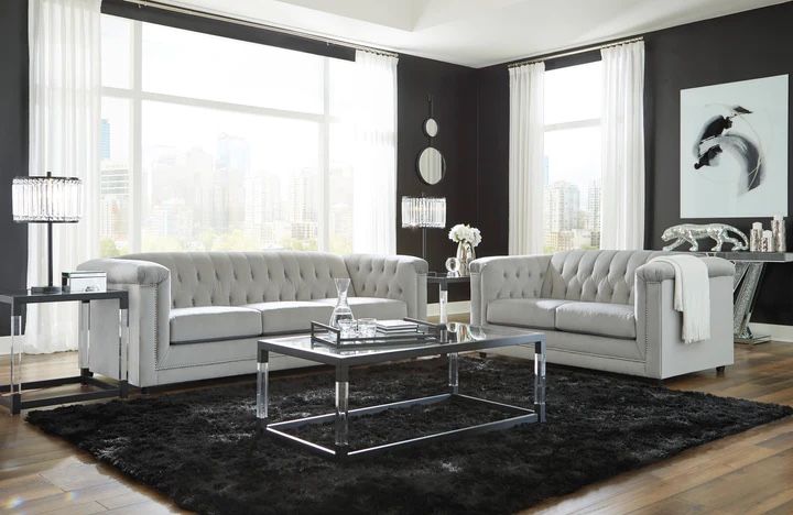 Josanna Gray Living Room Set