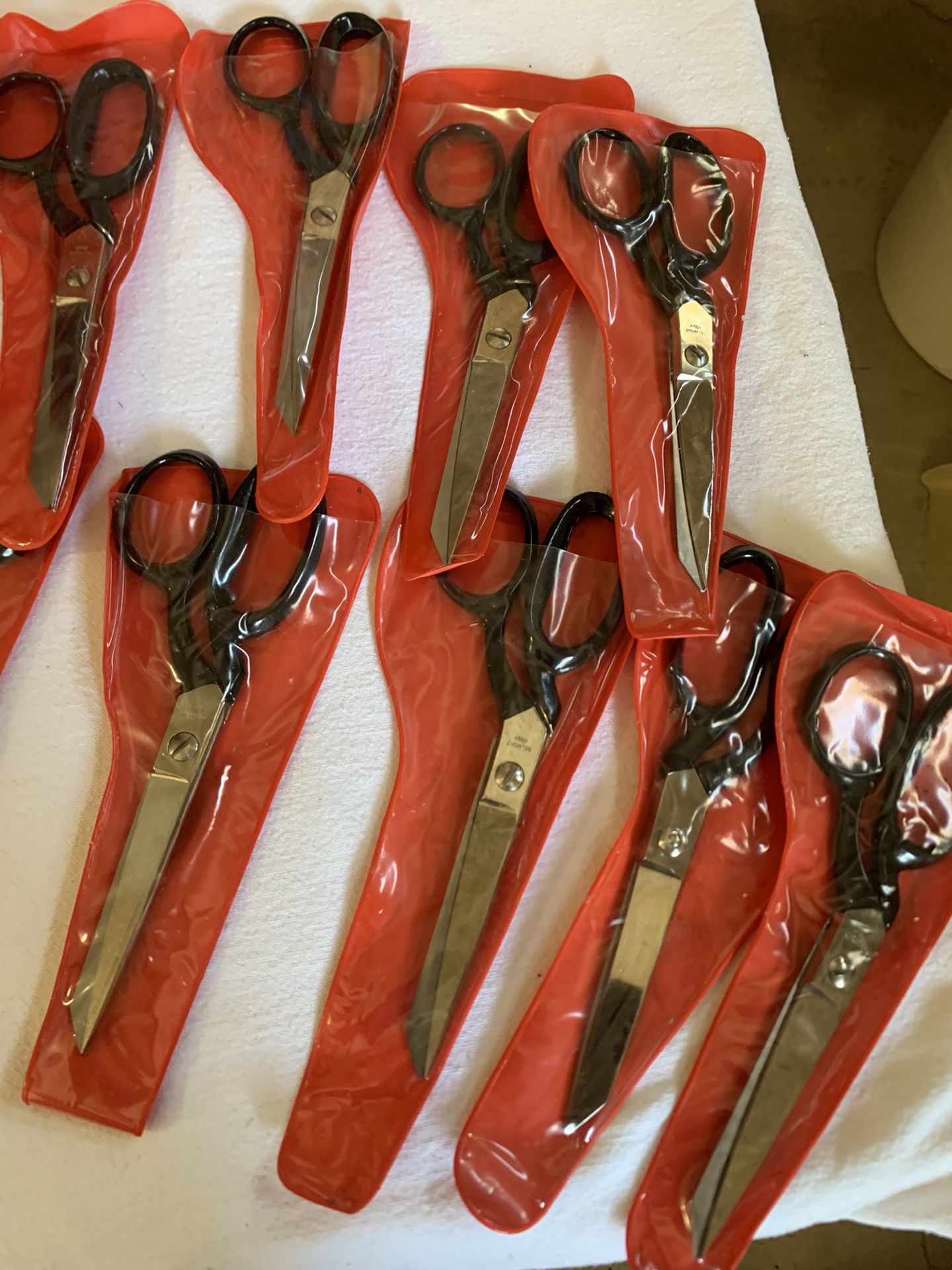 34 Standard size pairs of brand new scissors by Belmont Selling at whole sale price Asking for $150.00 or best offer Pick up in Powder Springs Ga