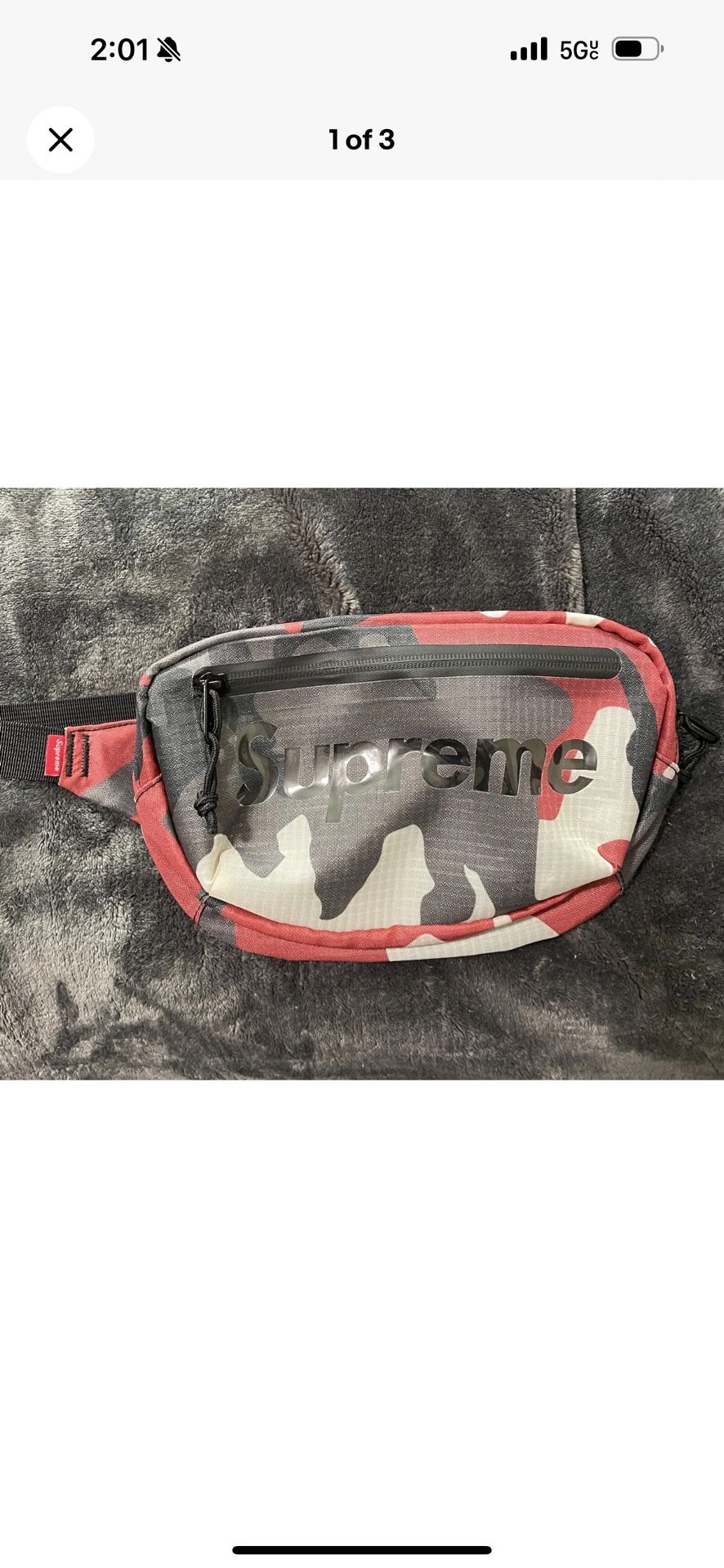 Supreme Camo Fanny Pack