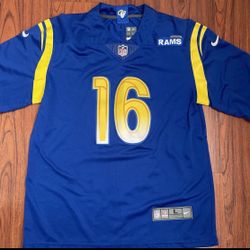 Jared Goff Los Angeles Rams Nike Dri Fit On Field Jersey Size Large Blue