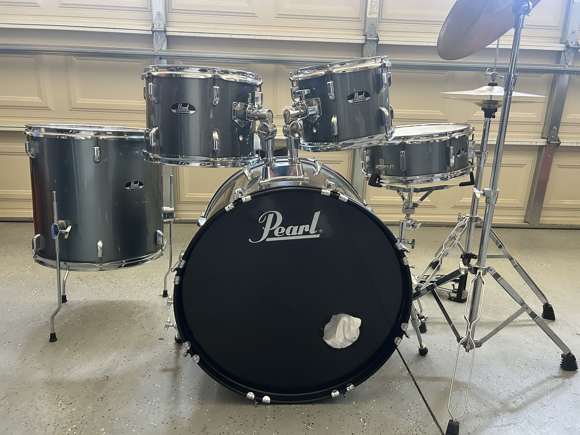 Blue Pearl Drum Set 