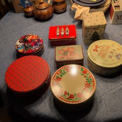 Christmas Tins.