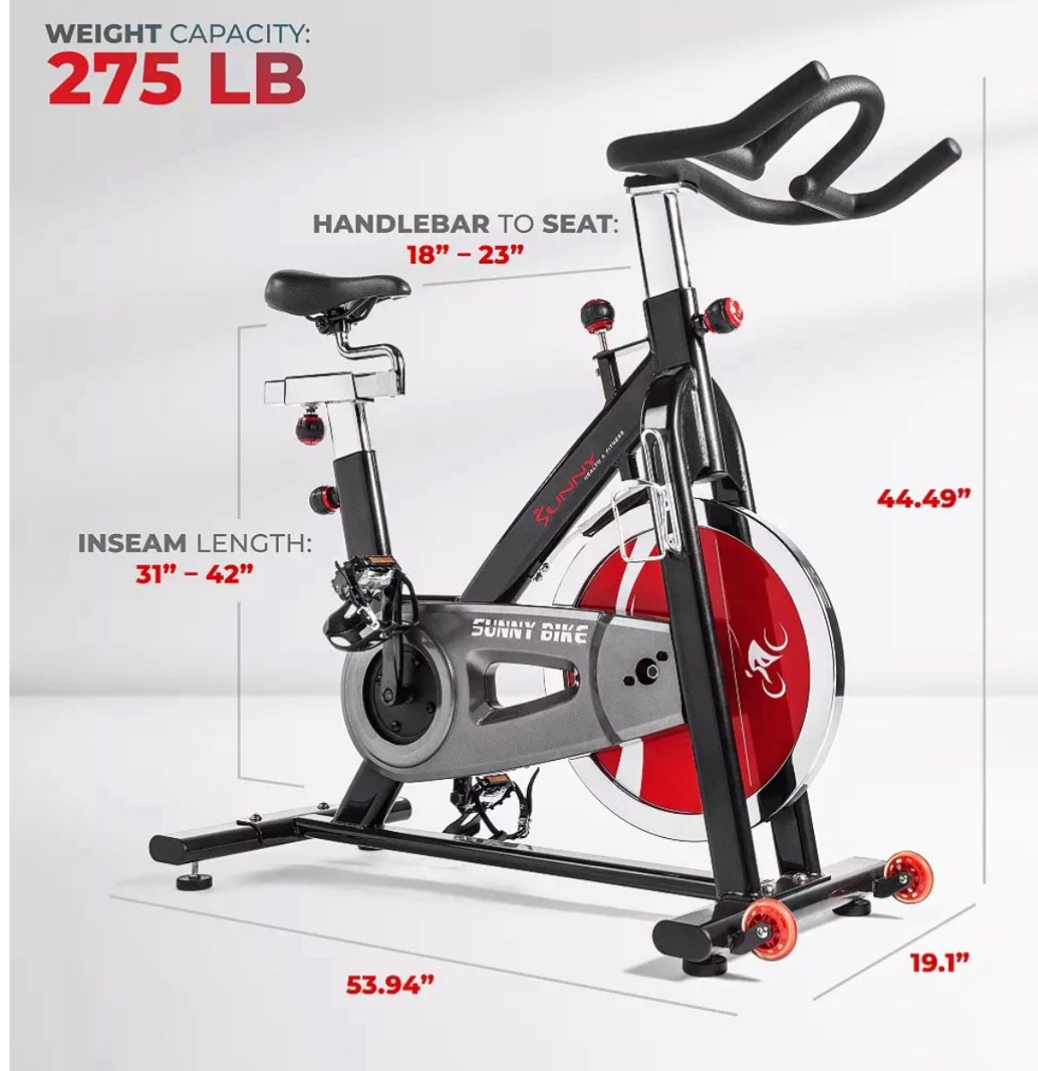 Sunny Health & Fitness SF-B1002 Cycle Bike 