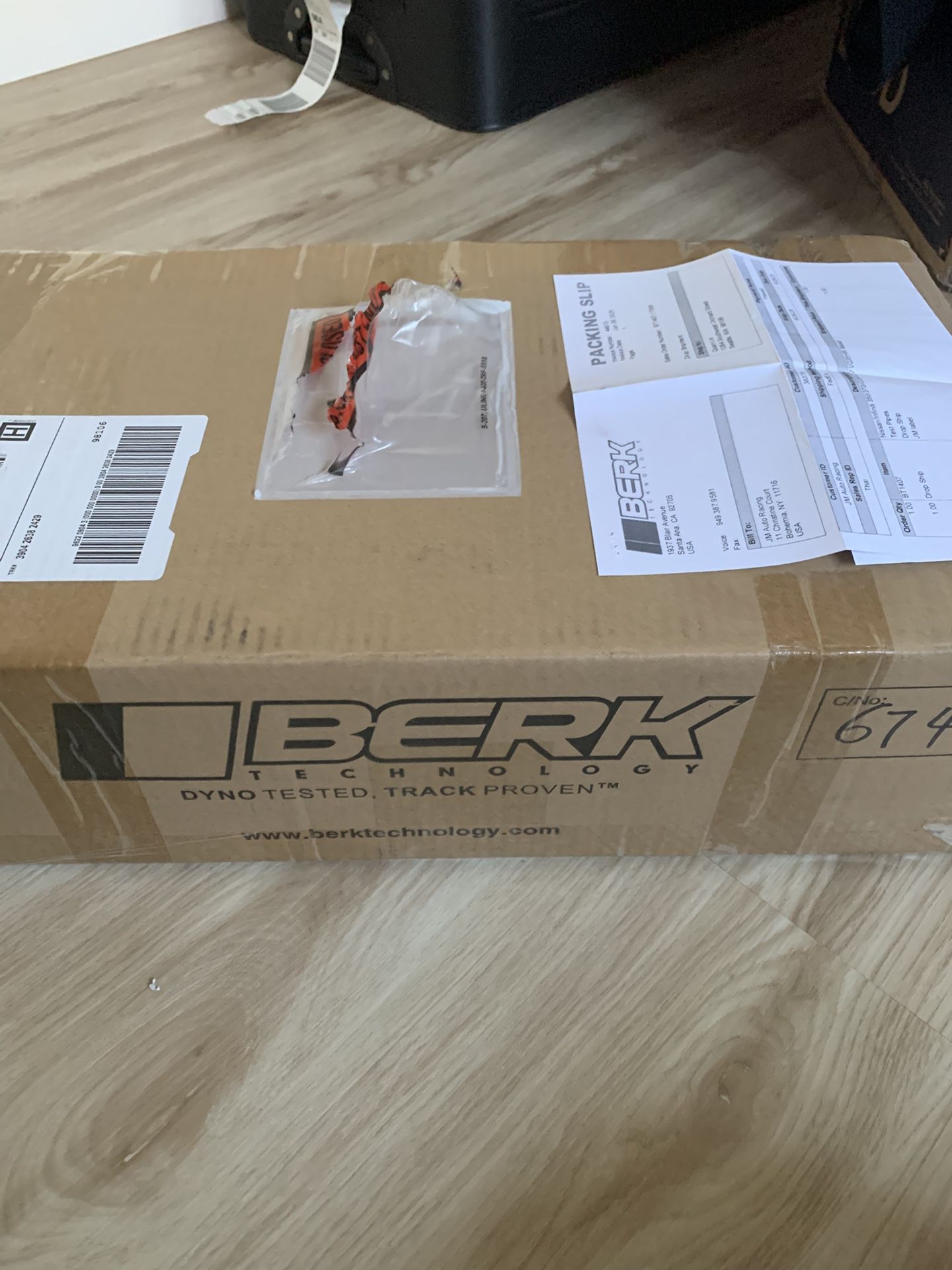 Berk non resonated test pipes
