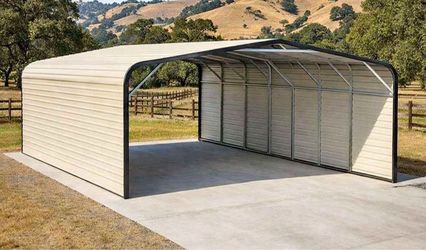 18x30 steel car port