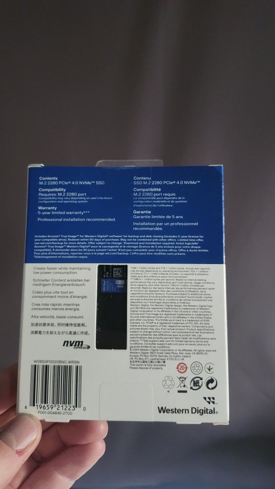 WD - Blue SN5000 2TB 