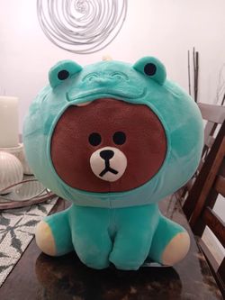 Line Friends Jungle Brown Plush Dinosaur Costume
