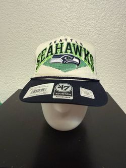 Seattle Seahawks NFL '47 Brand Natural Two Tone Hitch Snapback Adjustable Hat
