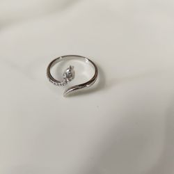 Sterling Silver Snake Ring