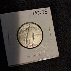 Silver RARE Standing Liberty 1927s And 1927d Quarters