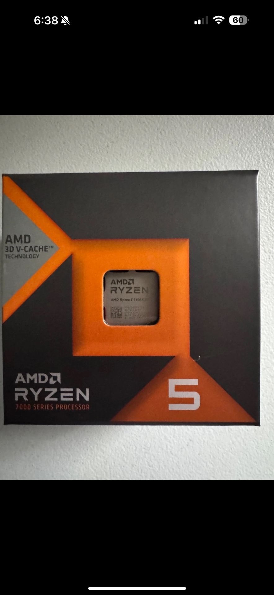 NEW AMD Ryzen 5 7600X3D Raphael AM5 4.1GHz 6-Core Boxed Processor 9MR6933T50149