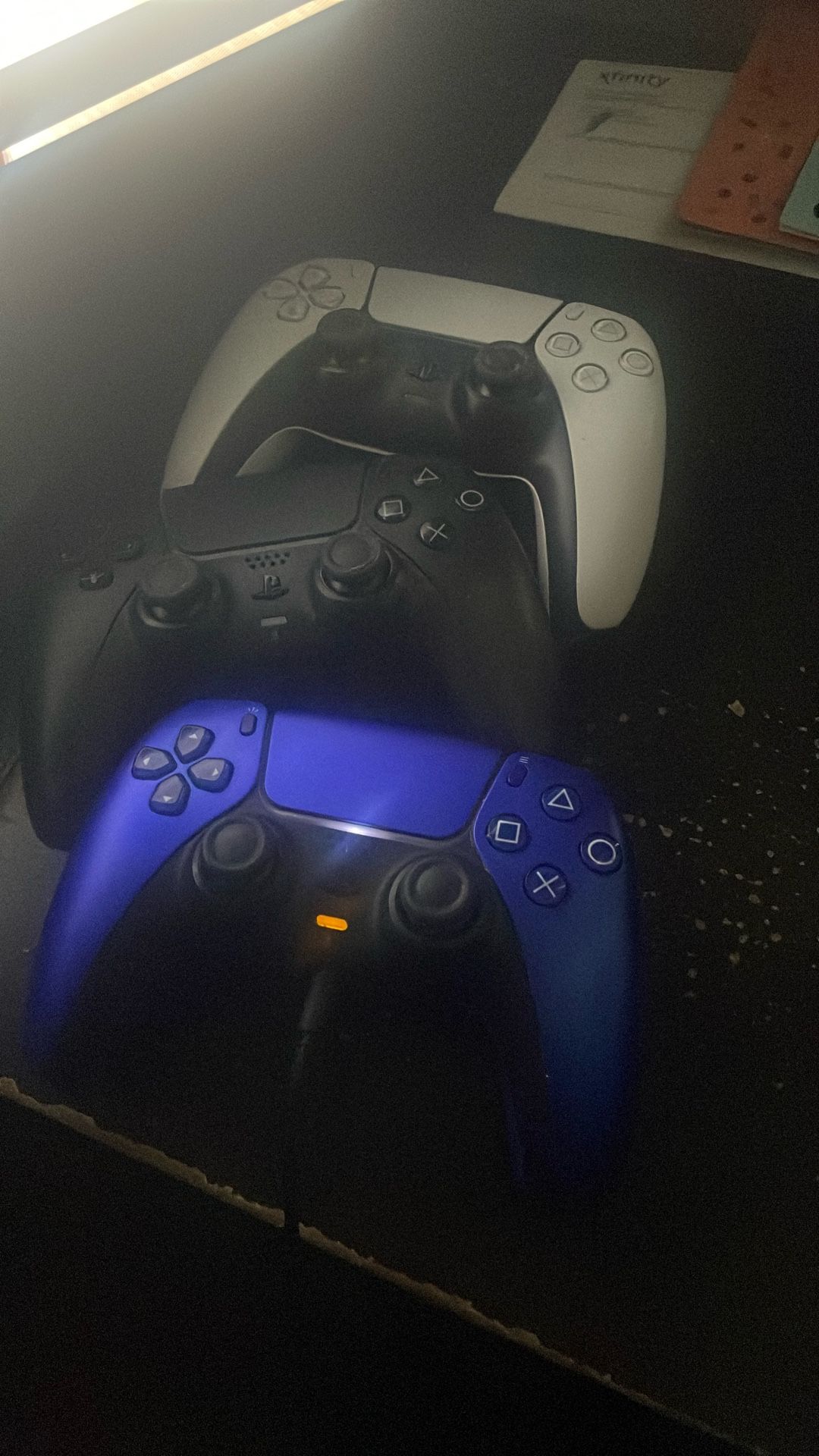 Three Ps5 Controllers