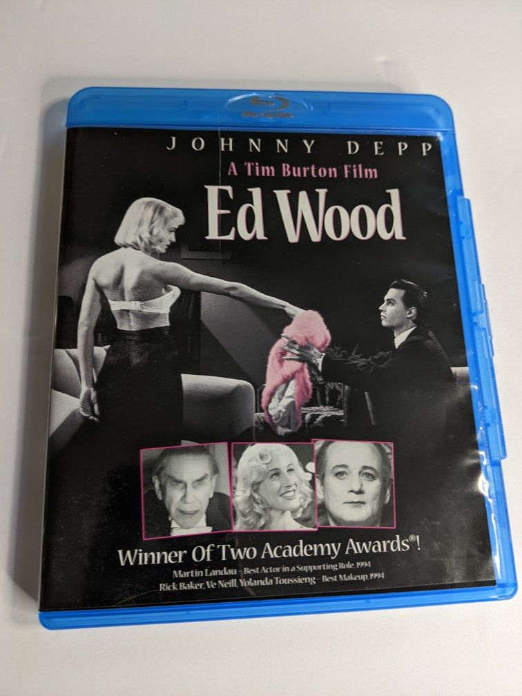 A Tim Burton Film Ed Wood Starring Johnny Depp Blu Ray Disc Movie 2012