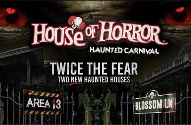 4 tickets for house of horror