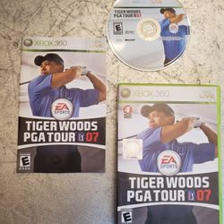 Tiger Woods PGA Tour 07 (Microsoft Xbox 360, 2006) video game