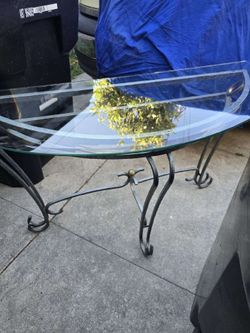 Glass table