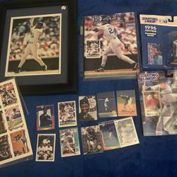 Ken Griffey Jr Collectible Baseball Sports Card Lot Photo Toys 