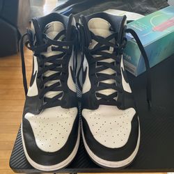 Retro Black Panda High Dunks Size 14