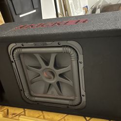 12” KICKER L7R SOLO-BARIC 2OHM SUBWOOFER ENCLOSURE 