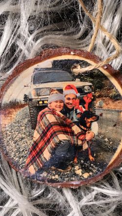 Wood slice ornaments