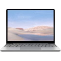 Microsoft Surface Laptop Go 12.4" Touchscreen Laptop PC, Intel Quad-Core i5-1035G1, 4GB RAM, 64GB eMMC, Webcam, Win 10 Pro, Bluetooth, Online Class Re