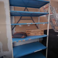 Commercial Heavy Duty Shelf 6 Adjustable Tiers 48" Wide, 24" Deep, 99" High, $60 Only 