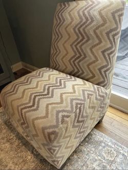 Patterned Fabric Chair - Will Deliver