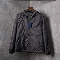 Black LV Reversible Jacket