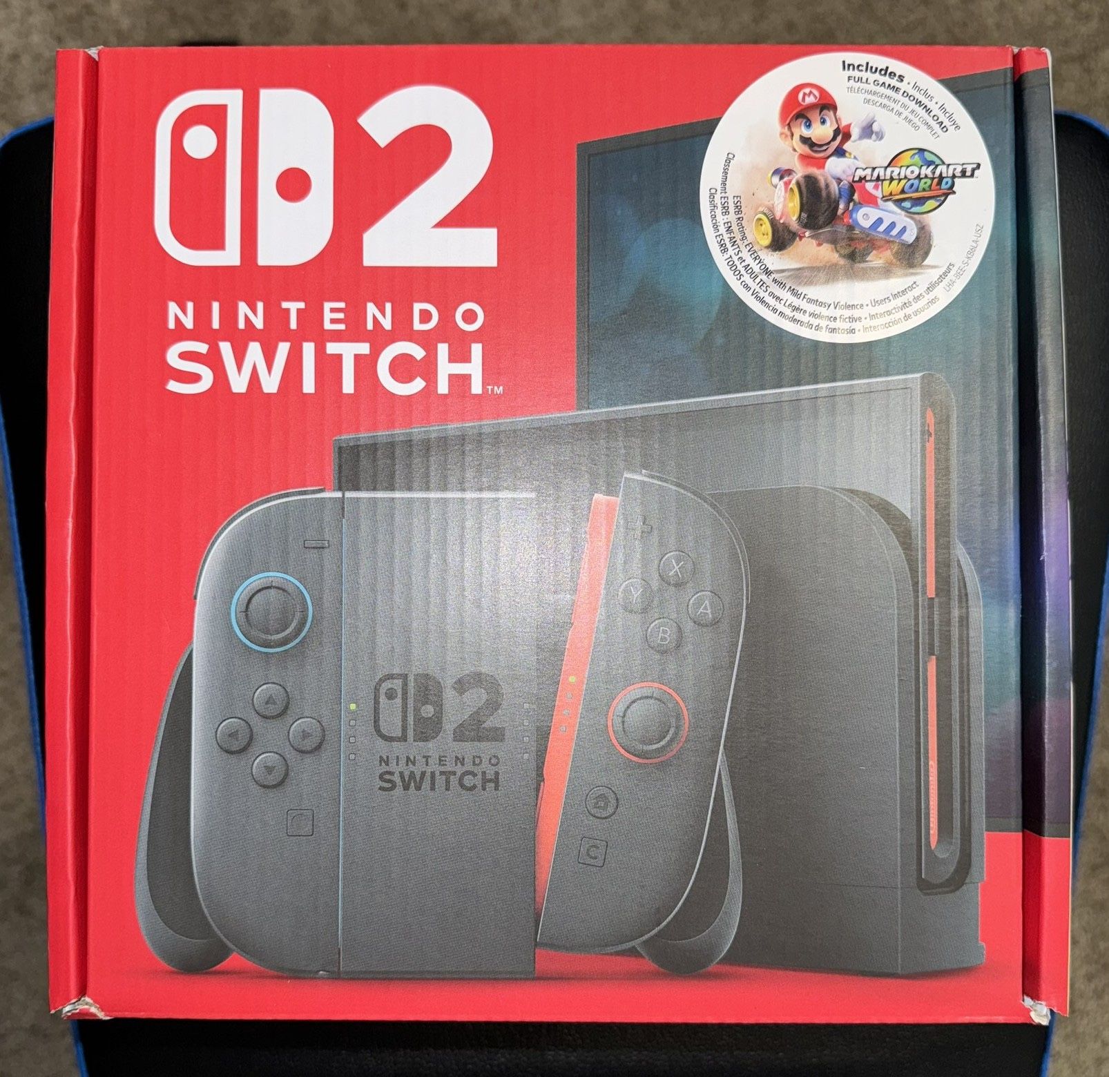 NINTENDO SWITCH 2 CONSOLE + MARIO KART WORLD BUNDLE! *NEW IN HAND*