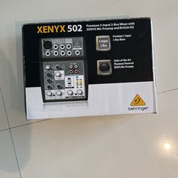 Xenyx 502 Mixer Sound